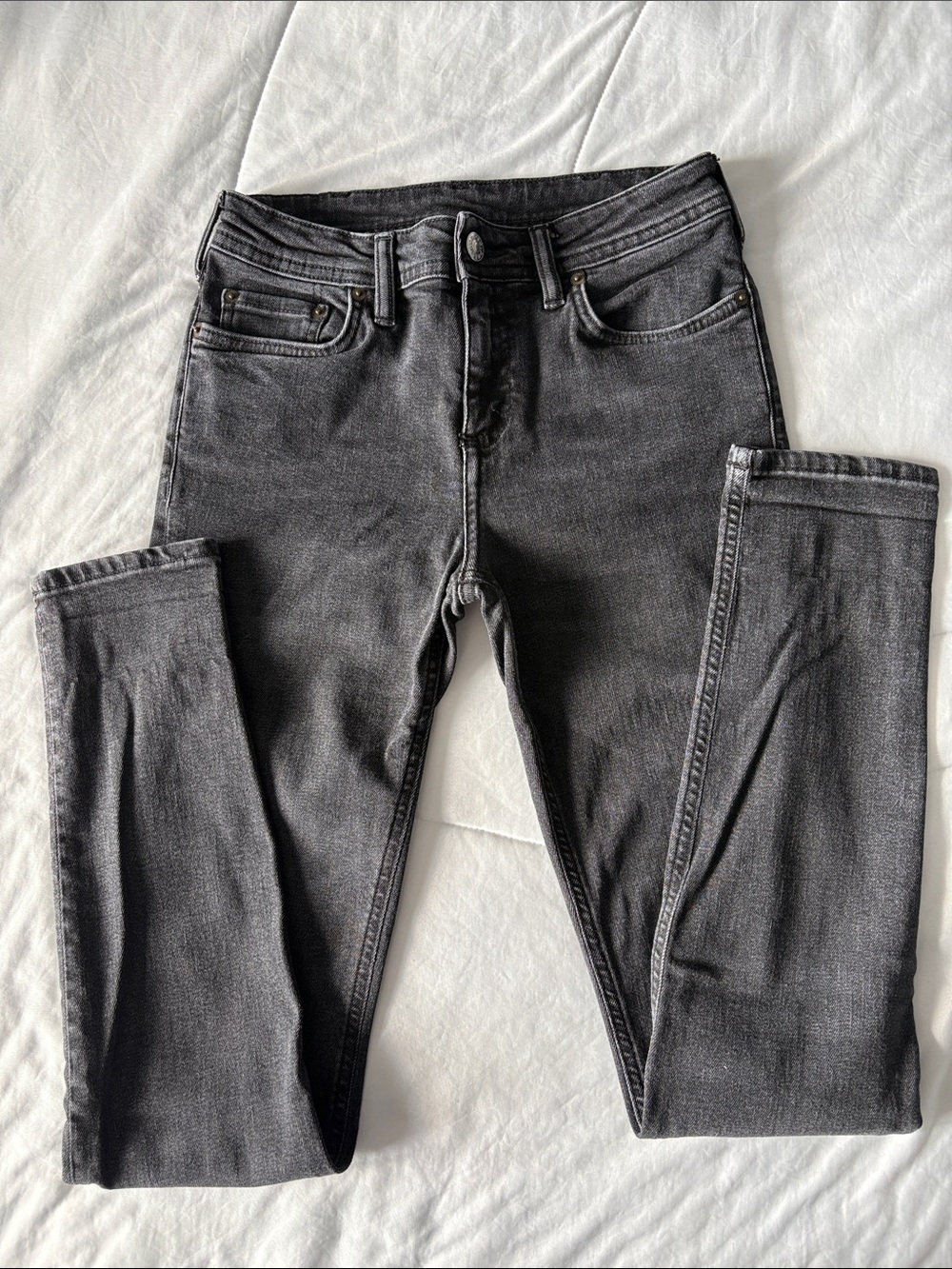 Acne studios Women's Black High-Rise Skinny Jeans